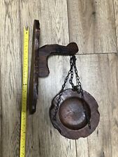 wooden candle sconce for sale  ACCRINGTON