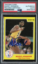 1986 STAR COURT KINGS #17 MAGIC JOHNSON PSA/DNA AUTO HOF LAKERS *AB0072, usado comprar usado  Enviando para Brazil