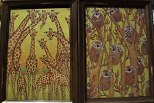 2 framed giraffe prints for sale  Chicago