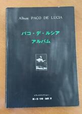 PACO DE LUCIA Mejor Guitarra Banda Puntuación Flamenca Al Dimeola segunda mano  Embacar hacia Argentina