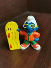 Snowboarder smurf 1997 Schleich Schtroumpf Schlumpf McDonalds McDonald MD9708, używany na sprzedaż  PL