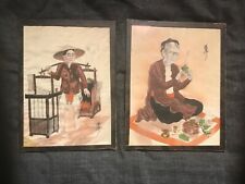 Peintures gouache asiatique d'occasion  Sotteville-lès-Rouen
