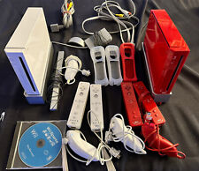 2 consolas de videojuegos Nintendo Wii 4 controles remotos, Wii Speak y ¡deportes Wii! Probado segunda mano  Embacar hacia Argentina