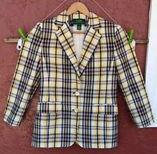 Usado, Blazer Vintage Lauren Ralph Lauren Feminino 8 Médio Multicolorido (manchas menores) comprar usado  Enviando para Brazil