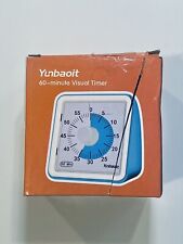 Yunbaoit Temporizador Visual Analógico, Relógio de Contagem Regressiva Silencioso, Ferramenta de Gerenciamento de Tempo  comprar usado  Enviando para Brazil