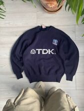 Vintage 90's Crystal Palace TDK Sweatshirt Blue Large for sale  Shipping to South Africa