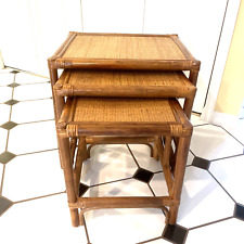 rattan nesting tables for sale  Palm Coast