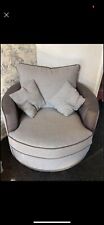 Swivel cuddle chair for sale  LEIGH