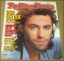 Revista Rolling Stone 12/5/1985 Bob Geldof Marilyn Monroe and Kennedys ZZ Top comprar usado  Enviando para Brazil