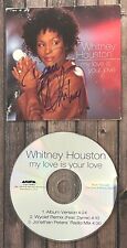 Whitney Houston My Love is Your Love single CD assinado R&B Soul Pop autografado, usado comprar usado  Enviando para Brazil