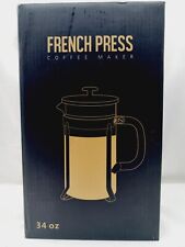 Cafeteira French Press 304 aço inoxidável 34 oz preta comprar usado  Enviando para Brazil