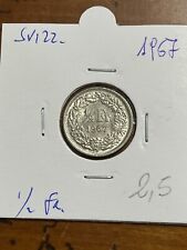 Usado, Scegli 1/2 Franco Svizzera dal 1944 al 1967 argento Conf. Elvetica SILVER SWISS segunda mano  Embacar hacia Mexico