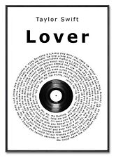 Lover lyric swiftie for sale  STOKE-ON-TRENT