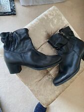 Ladies black leather for sale  KENDAL