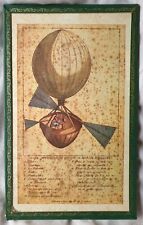 Tableau ancien montgolfière d'occasion  Seiches-sur-le-Loir