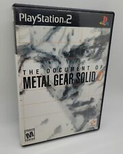 Document of Metal Gear Solid 2 (Sony PlayStation 2, 2002) comprar usado  Enviando para Brazil