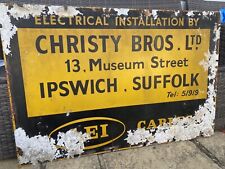 Original metal sign for sale  IPSWICH