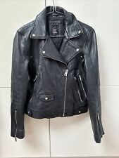 zara leather jacket for sale  ILFORD
