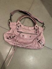 Bolso de Hombro Balenciaga The First 2WAY Cuero Rosa Claro Usado Buen Envío Gratuito, usado segunda mano  Embacar hacia Argentina