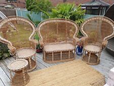 rattan chair side table for sale  WIRRAL
