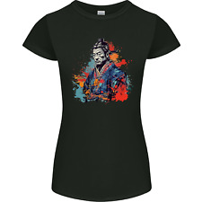 Samurai Adulto Fantasia Warrior Ronin Bushido Donna Minuta Taglio T-Shirt comprar usado  Enviando para Brazil