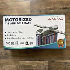 Motorized Tie And Belt Rack Closet Organizer with LED Lights, by Aniva, used for sale  Shipping to South Africa