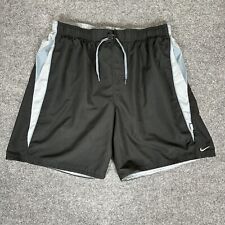 Baús de natação Nike masculino 2XL 35 preto cinza forrado prancha de surf curta costura interna adulto 8,5", usado comprar usado  Enviando para Brazil