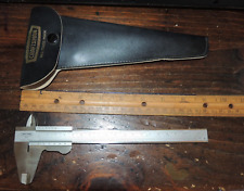 40181 CRAFTSMAN 6" Vernier Caliper D.J. Hardened Stainless w/ Case, CROWN LOGO for sale  Shipping to South Africa