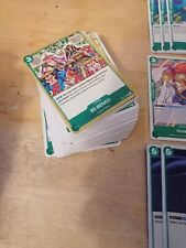Jogo de cartas One Piece pacote OP01 conjunto de jogo base verde mais de 100 cartas, usado comprar usado  Enviando para Brazil