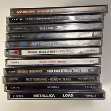 11 CD Rock Metal Anos 80 Anos 90 Anthrax Ozzy Metallica Pantera Aerosmith Judas Priest comprar usado  Enviando para Brazil