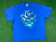Camiseta gráfica SeaWorld Dolphins talla 2XL manga corta azul hechizo adulto segunda mano  Embacar hacia Argentina