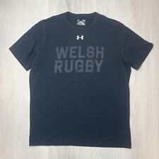 Camiseta de rugby galesa negra para hombre Under Armour talla XL, usado segunda mano  Embacar hacia Argentina