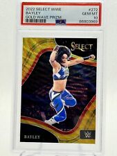 Bayley 2022 Panini Select WWE RINGSIDE GOLD WAVE PRIZM PSA 10 GEMA COMO NUEVA #'d 10/10, usado segunda mano  Embacar hacia Argentina