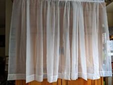 Solid white sheer for sale  Staten Island