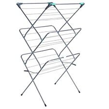 Addis 3 Tier Laundry Dryer Airer Steel Foldable Indoor Clothes Dryer Rack 74X65, used for sale  Shipping to South Africa