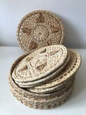 Wicker woven placemats for sale  PETERBOROUGH