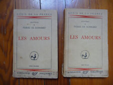 Amours pierre ronsard d'occasion  Lyon I