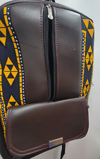 Mochila Montblanc de couro macio marrom designer bolsa com zíper comprar usado  Enviando para Brazil