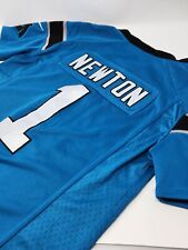 Camiseta deportiva Nike On Field NFL Carolina Panthers Cam Newton puntada talla pequeña azul claro, usado segunda mano  Embacar hacia Argentina
