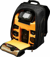 Bolso/mochila para computadora portátil Case Logic SLR grande negra con interior naranja, usado segunda mano  Embacar hacia Argentina