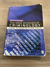 Sage dictionary criminology for sale  PLYMOUTH