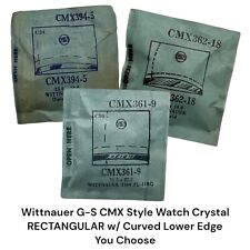 Relógio Wittnauer cristal x 1 G-S estilo CMX retangular SUA ESCOLHA VINTAGE NOS comprar usado  Enviando para Brazil