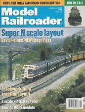 MODEL RAILROADER 11/99 Z SCALE, HOn3 MODULE, TRACTION TRACKWORK, N SCALE LAYOUT for sale  Shipping to Canada