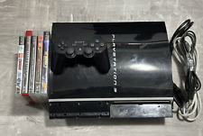 Console gordo Sony Playstation 3 PS3 80G sistema CECHL01 pacote BluRay - Testado, usado comprar usado  Enviando para Brazil