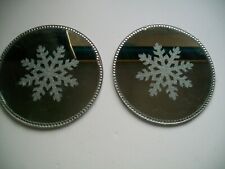 Round glitter snowflake for sale  EXETER