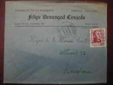 ALCIRA Valencia 1955 A Barcelona Sellos Stamps Franco Publicidad Comercial Adver comprar usado  Enviando para Brazil