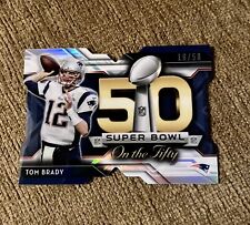 2015 TOPPS CHROME TOM BRADY SUPER BOWL 50/FIFTY REFRATOR DE PRISMA /50 CARTÃO CORTADO comprar usado  Enviando para Brazil