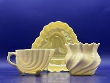 Three pieces belleek for sale  BALLYMENA