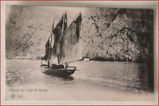 Cartolina epoca barca usato  Biella