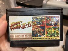 Jogo Famicom NES 4 em 1 Street Fighter IV, Super Fighter 3, TMNT, junta Nekketsu comprar usado  Enviando para Brazil